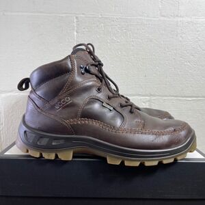 ECCO Track 25 Mid Gore-Tex Brown Leather Hiking Boots Men's 45 EU/11-11.5 US